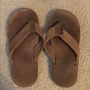 Rainbow flip flops for kids